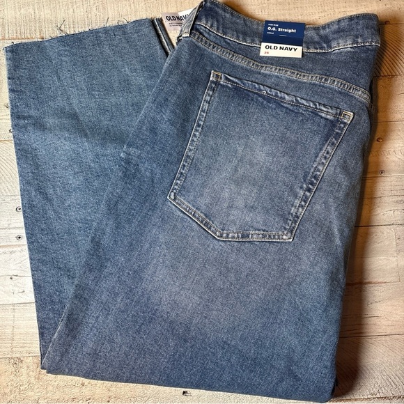 Old Navy Jeans Button-Fly High-Waisted O.G. Straight Cut-Off Size 26 - Picture 14 of 16